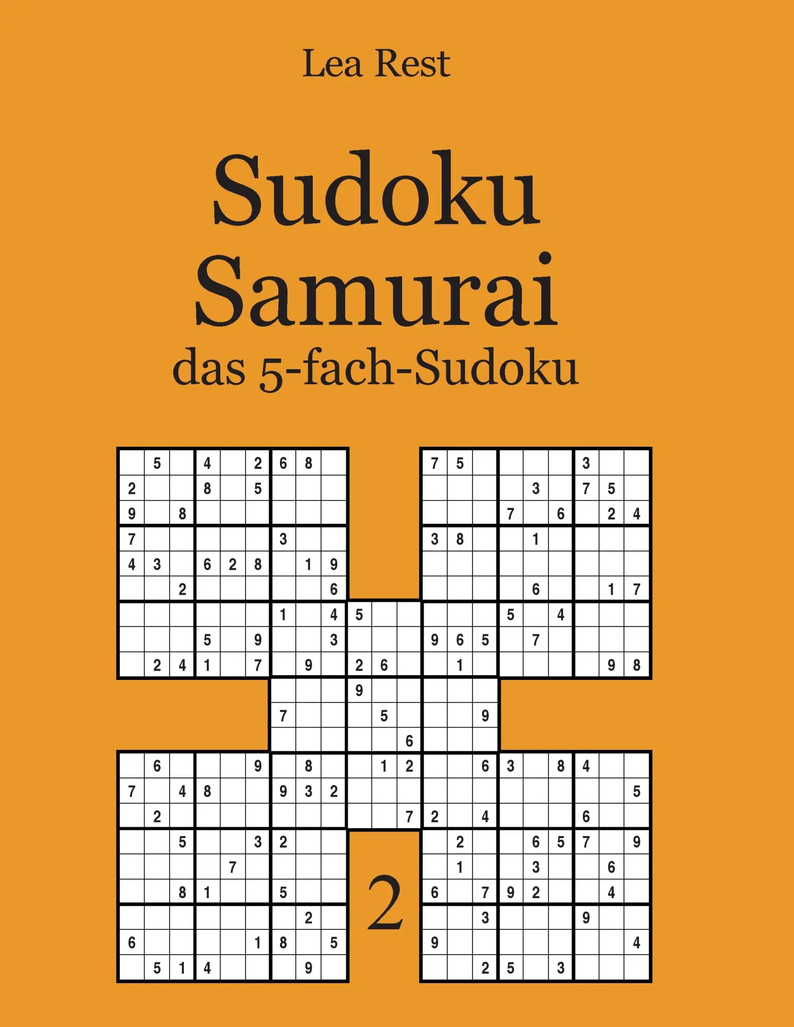 Cover: 9783954976652 | Sudoku Samurai | das 5-fach-Sudoku 2 | Lea Rest | Taschenbuch | 104 S.
