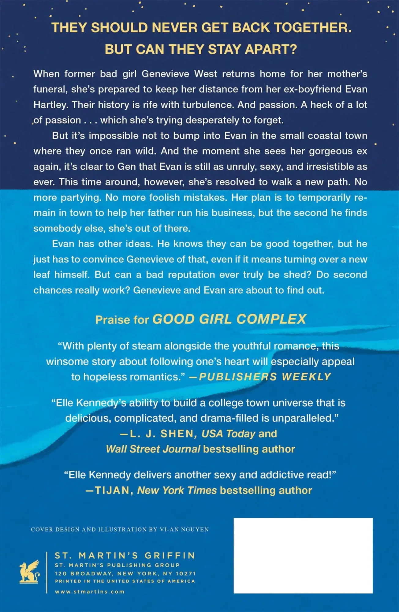 Rückseite: 9781250796752 | Bad Girl Reputation | An Avalon Bay Novel | Elle Kennedy | Taschenbuch