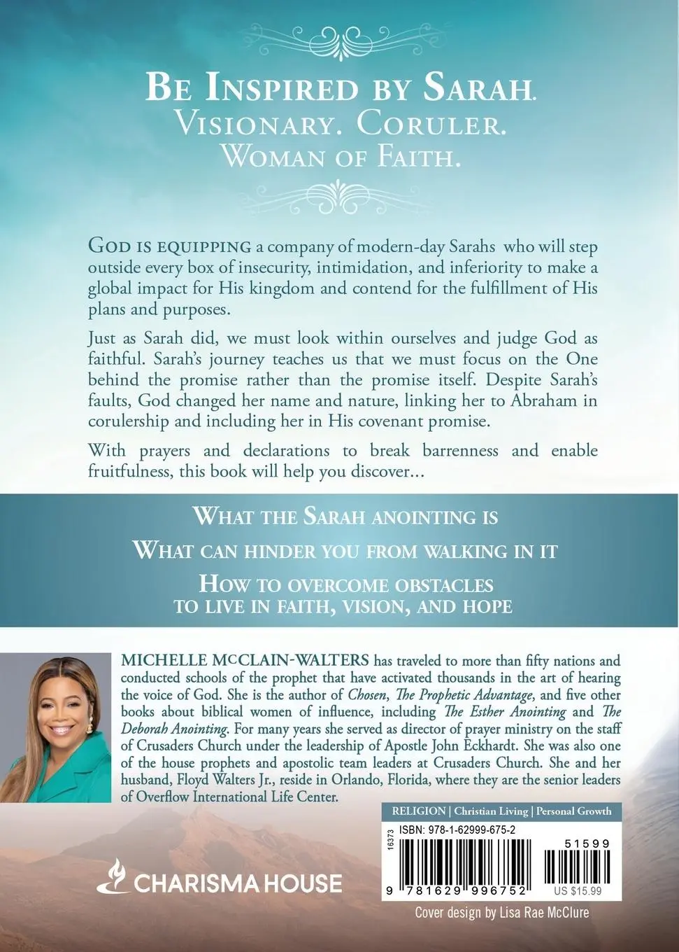 Rückseite: 9781629996752 | The Sarah Anointing: Becoming a Woman of Belief, Vision, and Hope