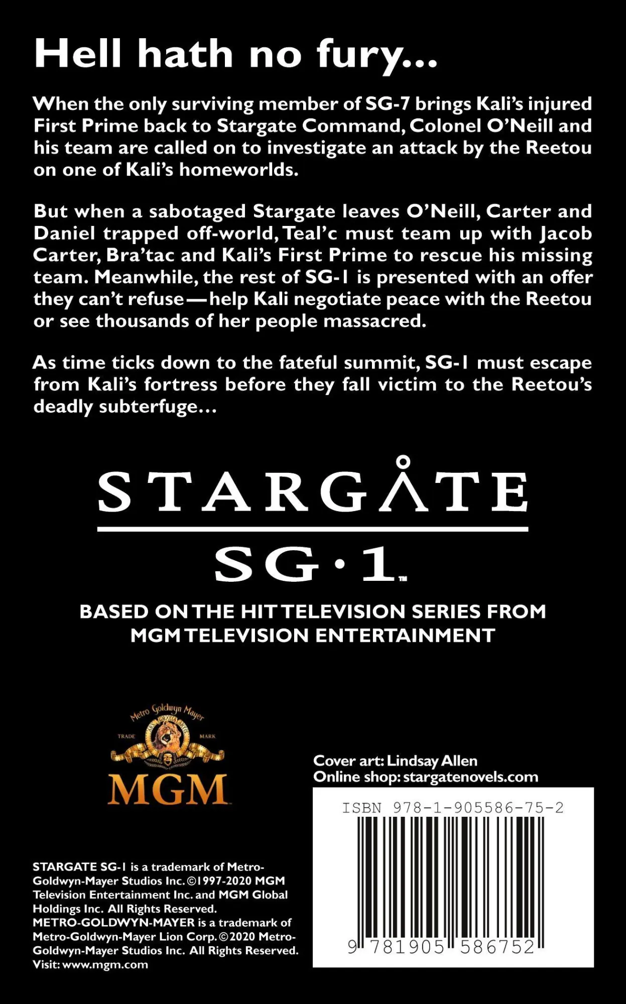 Rückseite: 9781905586752 | STARGATE SG-1 Kali's Wrath | Keith R. A. Decandido | Taschenbuch