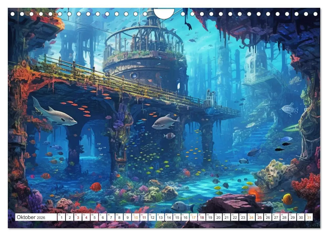 Bild: 9783457366752 | Unten im Meer ist was los (Wandkalender 2026 DIN A4 quer), CALVENDO...