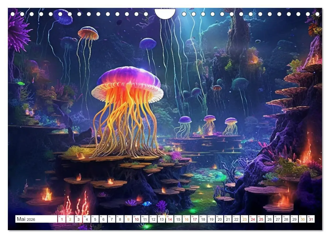 Bild: 9783457366752 | Unten im Meer ist was los (Wandkalender 2026 DIN A4 quer), CALVENDO...