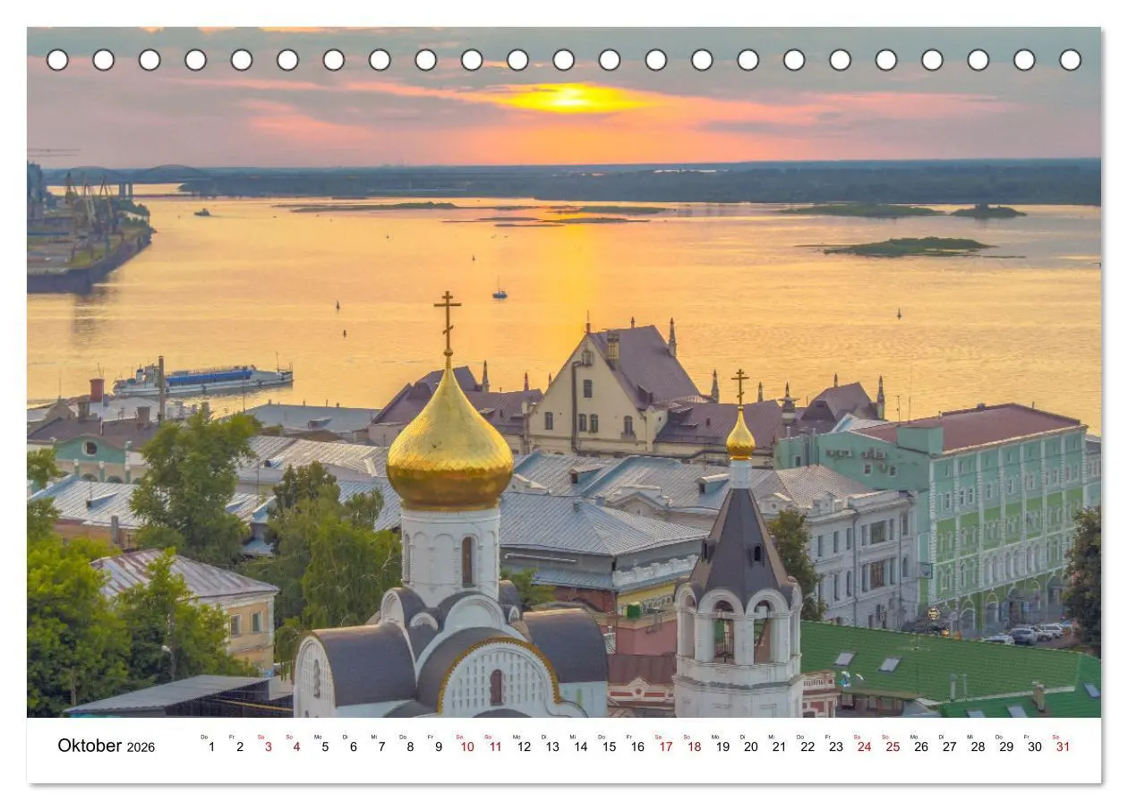 Bild: 9783457676752 | Russland wie gemalt (Tischkalender 2026 DIN A5 quer), CALVENDO...