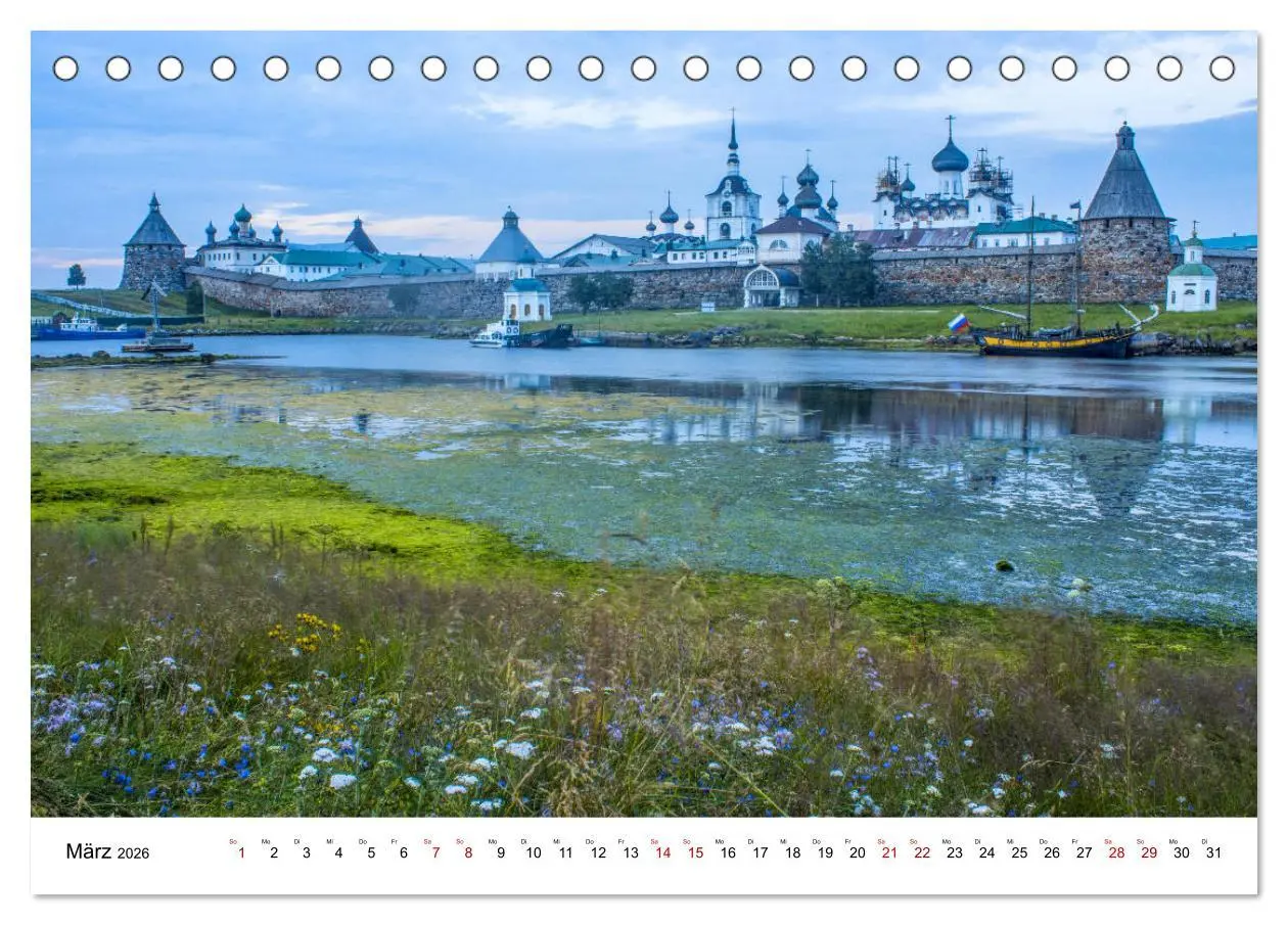 Bild: 9783457676752 | Russland wie gemalt (Tischkalender 2026 DIN A5 quer), CALVENDO...