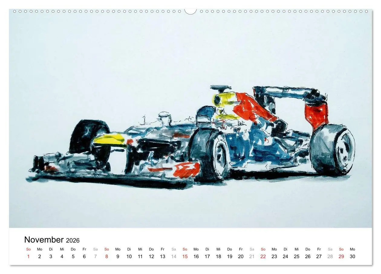 Bild: 9783516216752 | Illustrationen Formel 1 Rennwagen (hochwertiger Premium...