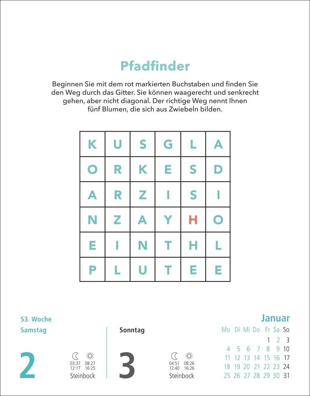 Bild: 9783756416752 | Stefan Heine Gehirnjogging Tagesabreißkalender 2027 | Stefan Heine