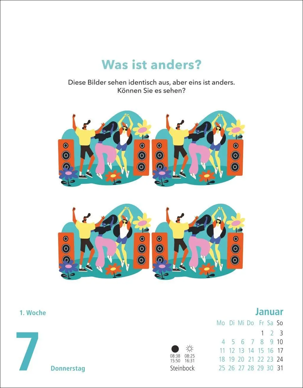 Bild: 9783756416752 | Stefan Heine Gehirnjogging Tagesabreißkalender 2027 | Stefan Heine