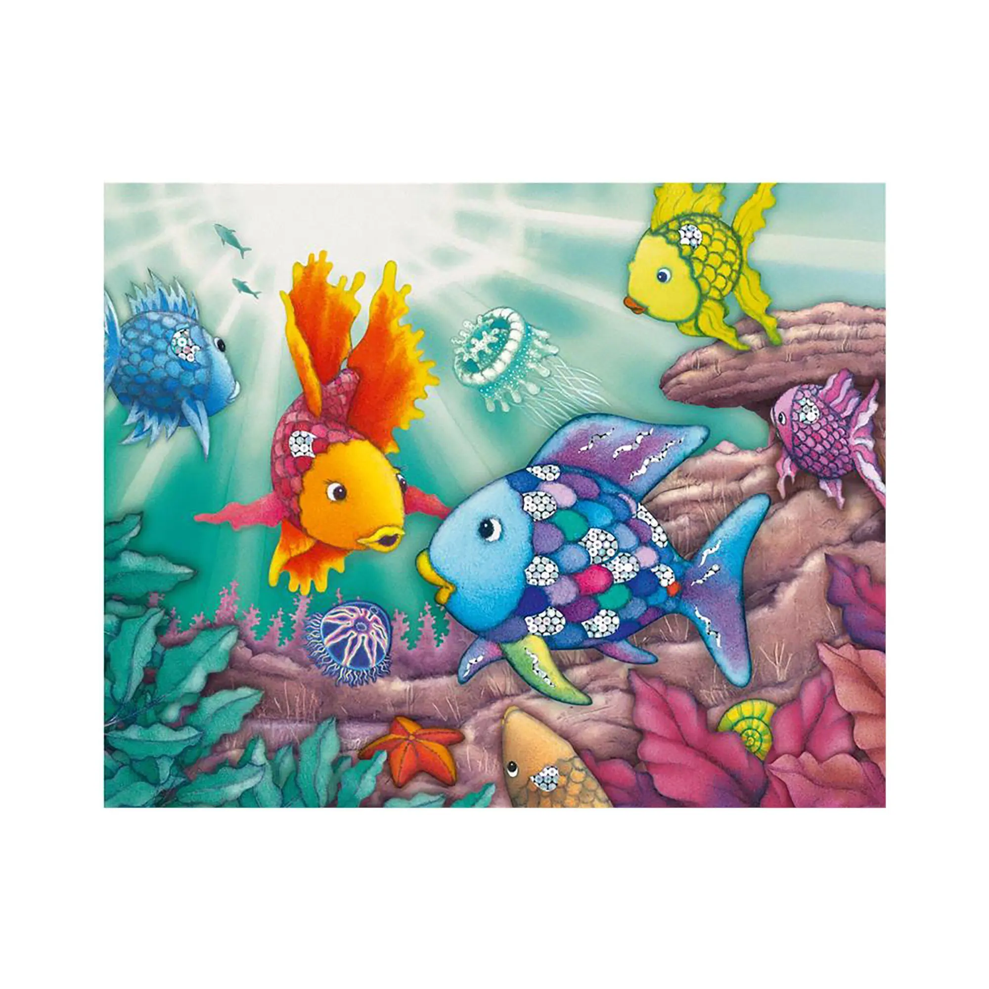 Bild: 4010168296852 | 2 Puzzles - Der Regenbogenfisch 12/15 Teile | Patrick Tonn | Spiel