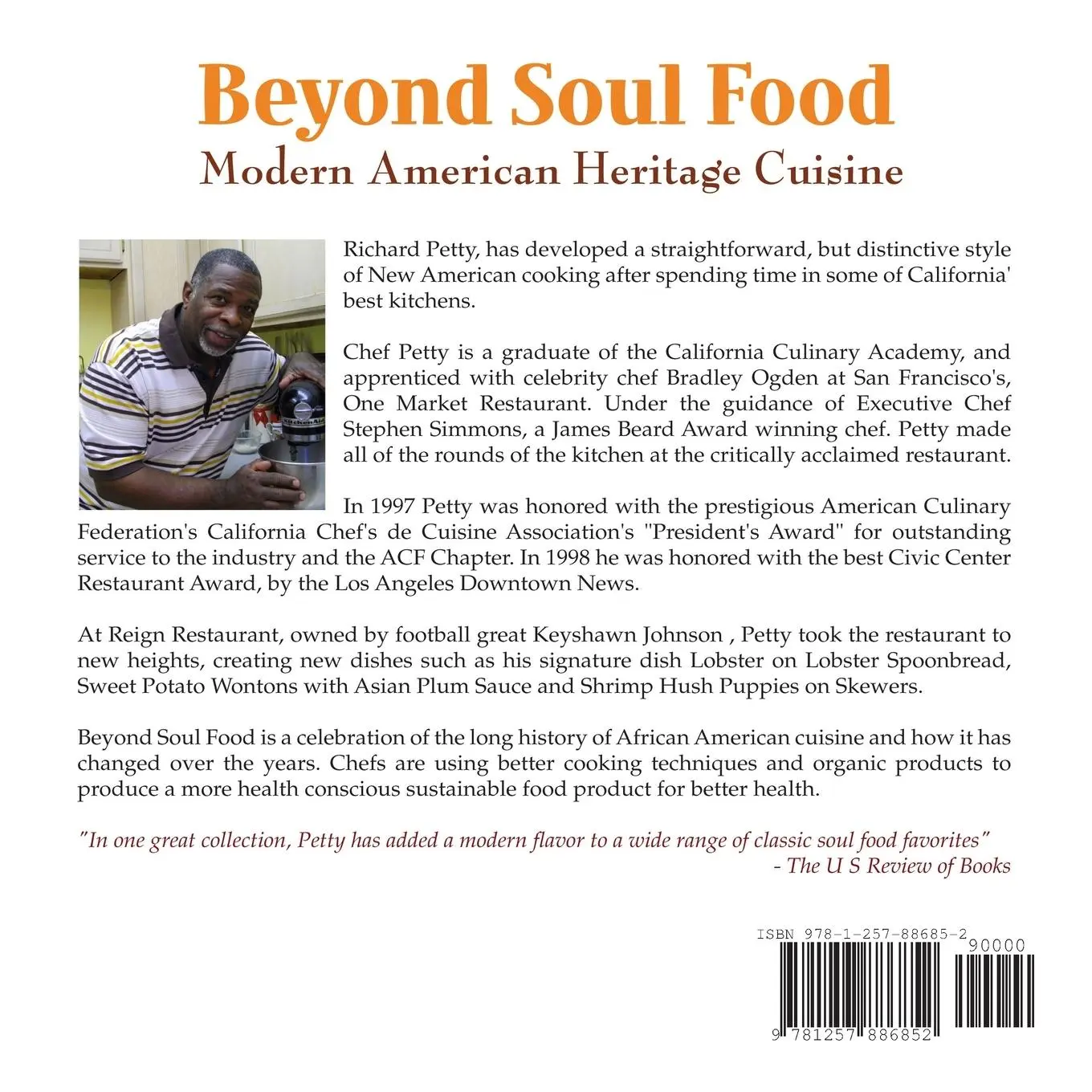 Rückseite: 9781257886852 | Beyond Soul Food, Modern American Heritage Cuisine | Richard Petty