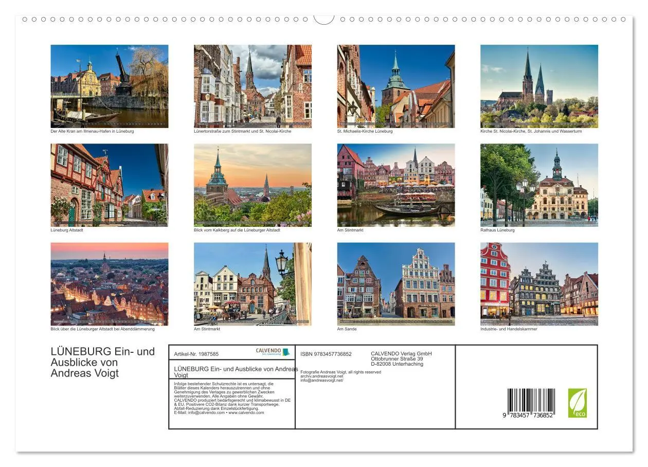 Bild: 9783457736852 | LÜNEBURG Ein- und Ausblicke von Andreas Voigt (hochwertiger Premium...