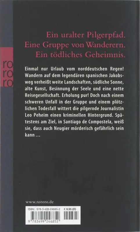 Rückseite: 9783499246852 | Tod auf dem Jakobsweg | Petra Oelker | Taschenbuch | 380 S. | Deutsch