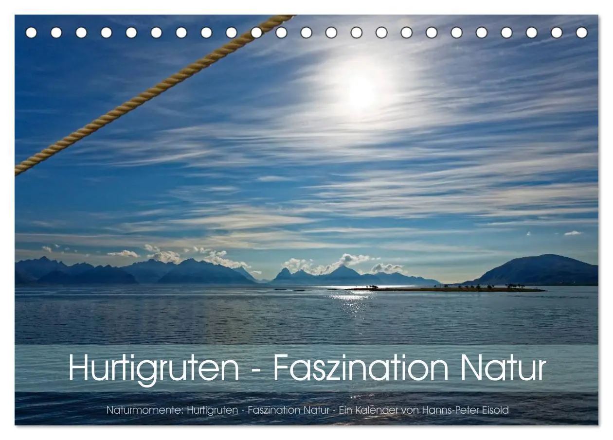 Cover: 9783516066852 | Hurtigruten - Faszination Natur (Tischkalender 2026 DIN A5 quer),...