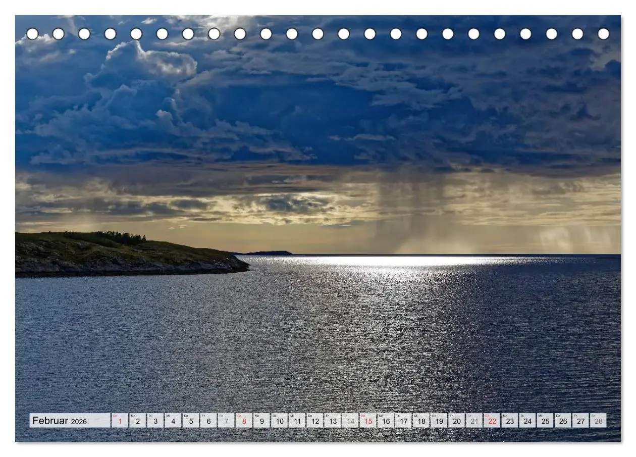 Bild: 9783516066852 | Hurtigruten - Faszination Natur (Tischkalender 2026 DIN A5 quer),...