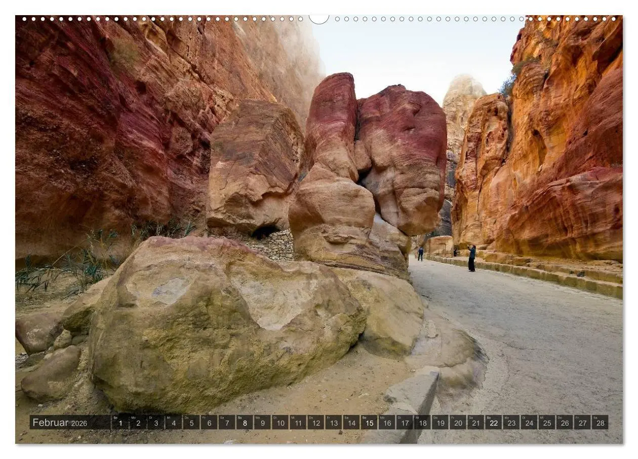 Bild: 9783516136852 | Jordanien - Felsenstadt Petra (hochwertiger Premium Wandkalender...