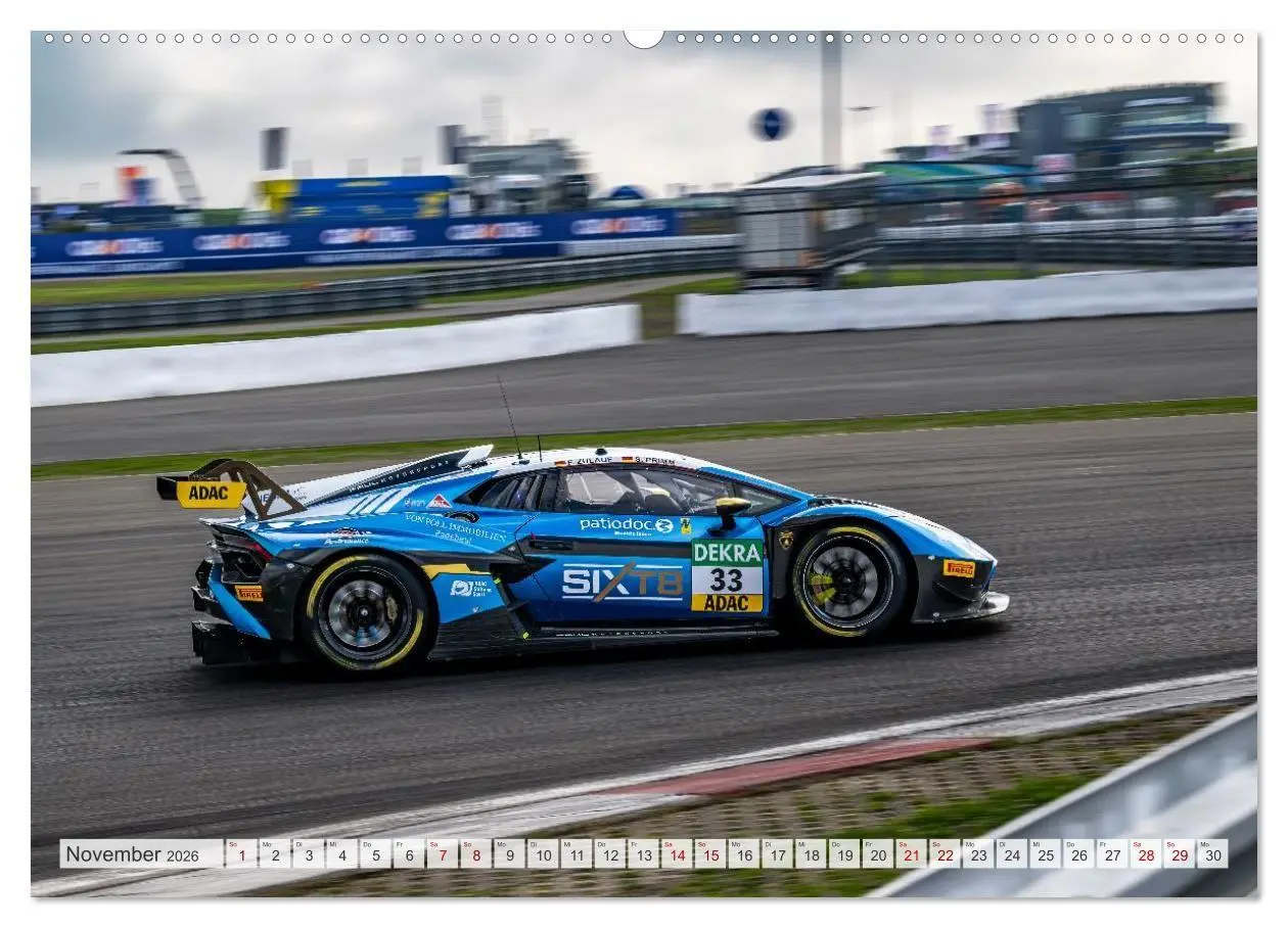 Bild: 9783516686852 | Wilde Stiere am Nürburgring (hochwertiger Premium Wandkalender 2026...