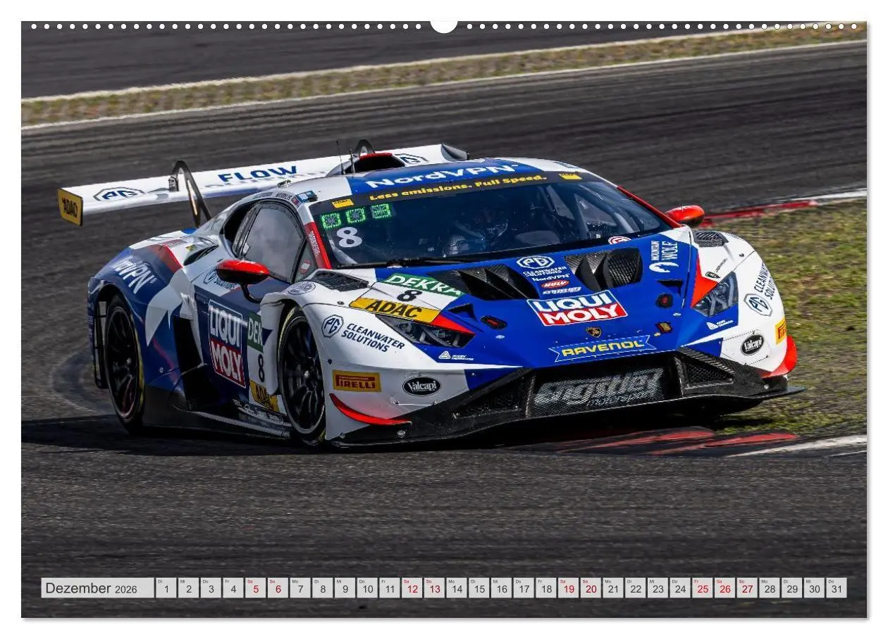 Bild: 9783516686852 | Wilde Stiere am Nürburgring (hochwertiger Premium Wandkalender 2026...