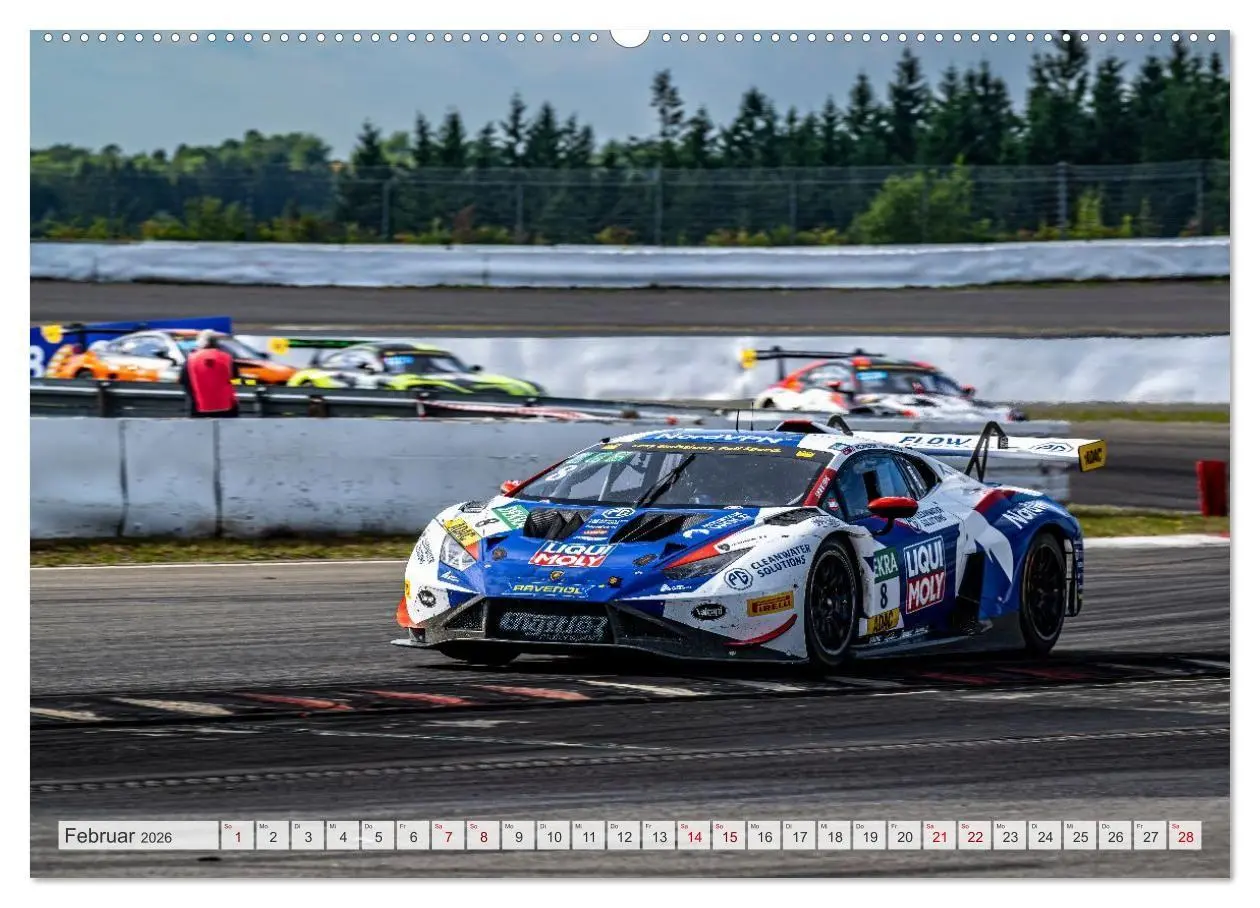Bild: 9783516686852 | Wilde Stiere am Nürburgring (hochwertiger Premium Wandkalender 2026...