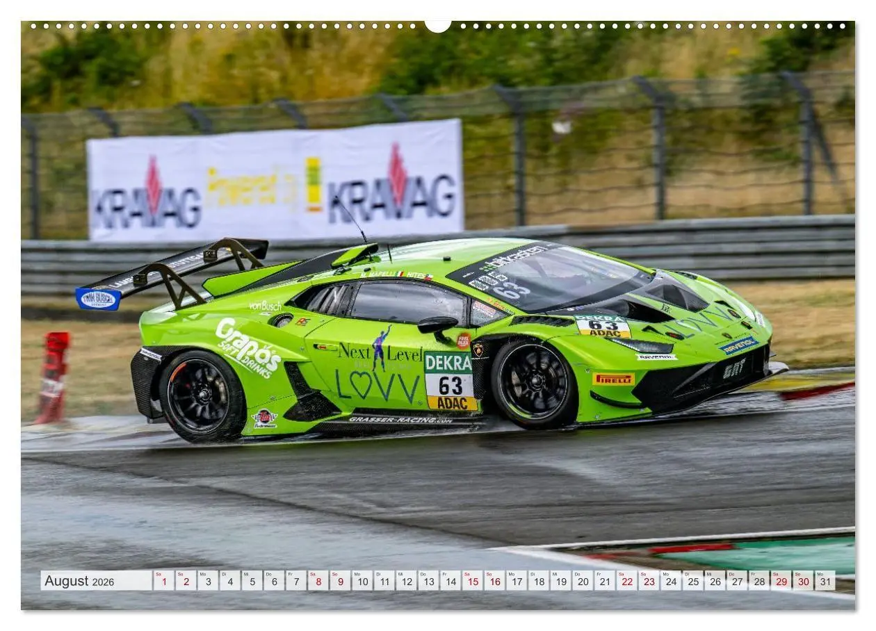 Bild: 9783516686852 | Wilde Stiere am Nürburgring (hochwertiger Premium Wandkalender 2026...