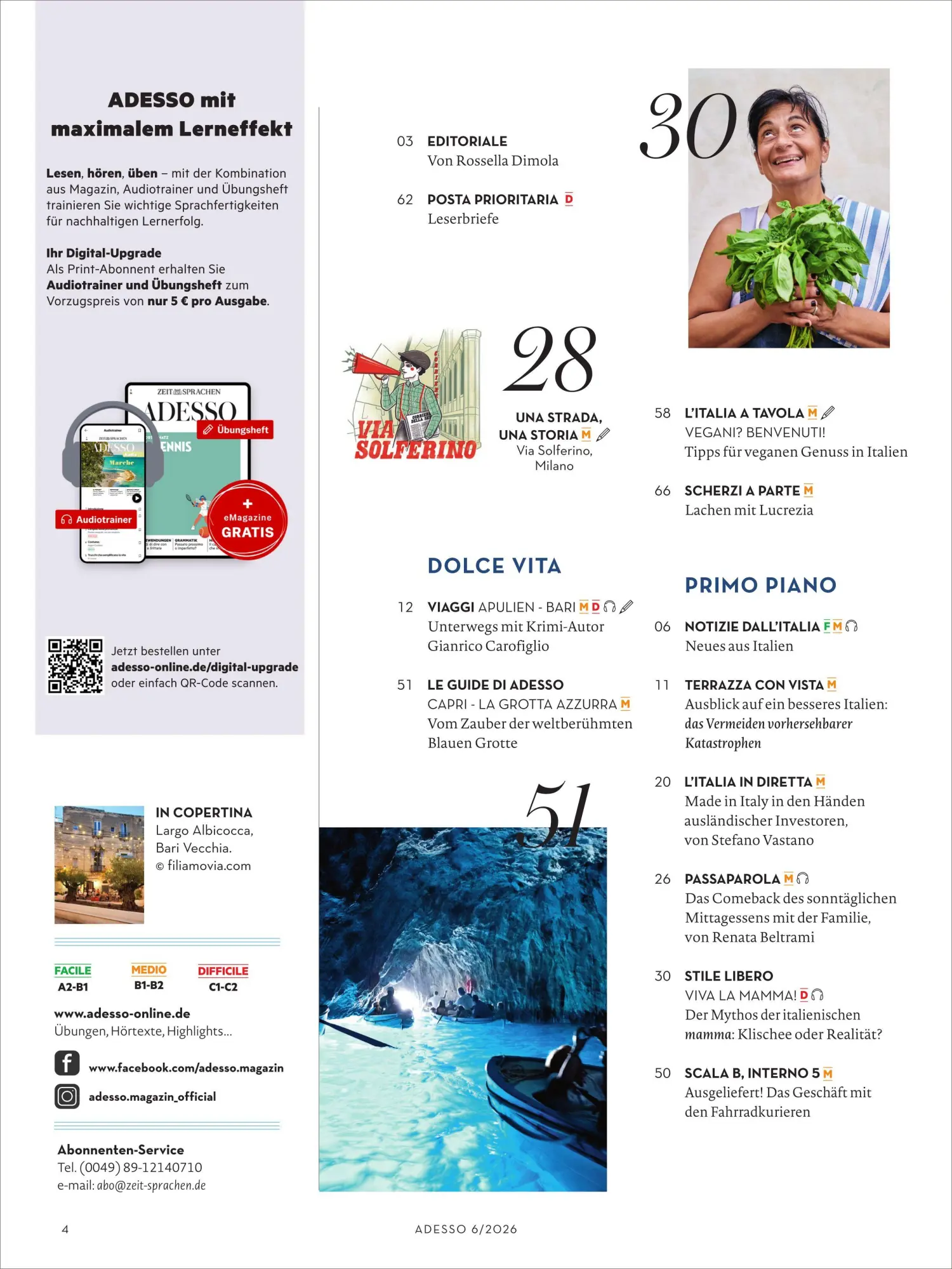 Bild: 9783689876852 | Adesso Magazin 6/26 | ZEIT SPRACHEN GmbH | Broschüre | 65 S. | Deutsch