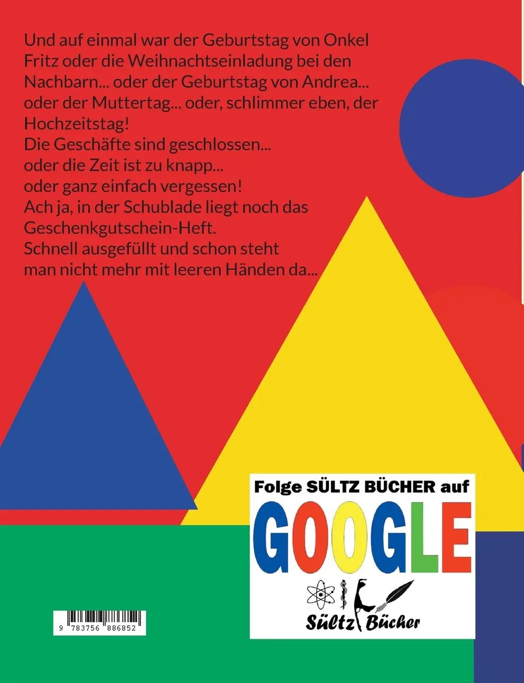 Rückseite: 9783756886852 | Geschenkgutscheine ICH SCHENKE DIR ZEIT - Geburtstag Weihnachten...