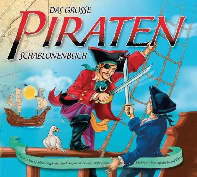 Cover: 9783895556852 | Das große Piraten-Schablonenbuch | Buch | Deutsch | 2011