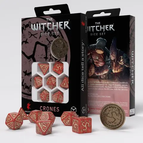 Cover: 5907699496952 | The Witcher Dice Set. Crones - Brewess | Q-Workshop