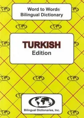 Cover: 9780933146952 | English-Turkish &amp; Turkish-English Word-to-Word Dictionary | C. Sesma