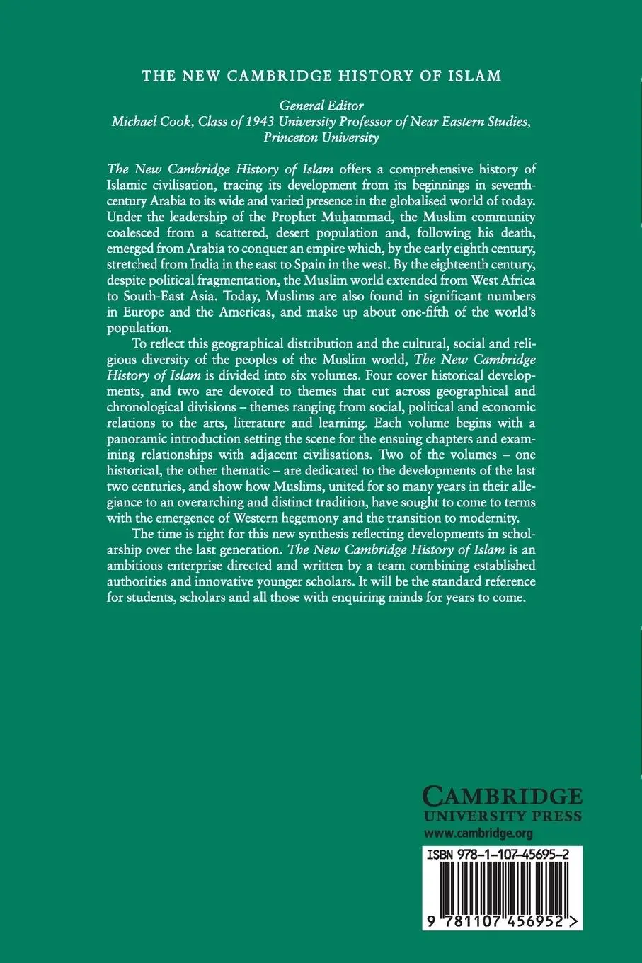 Rückseite: 9781107456952 | The New Cambridge History of Islam | Maribel Fierro | Taschenbuch