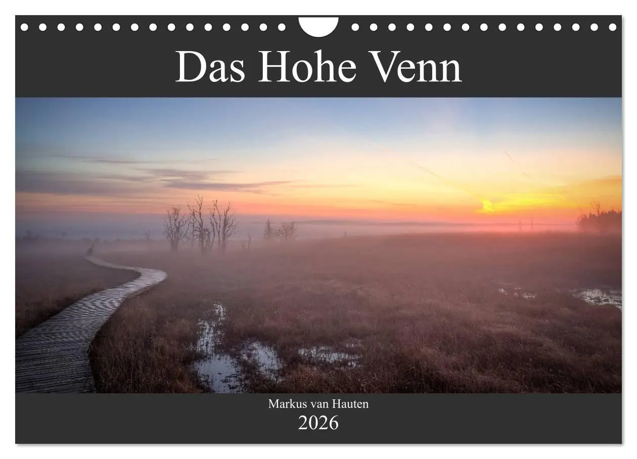 Cover: 9783457896952 | Das Hohe Venn (Wandkalender 2026 DIN A4 quer), CALVENDO Monatskalender