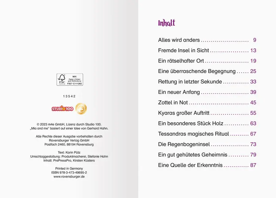 Bild: 9783473496952 | Mia and me - Neue Welten, neue Freunde - für Erstleser | Karin Pütz