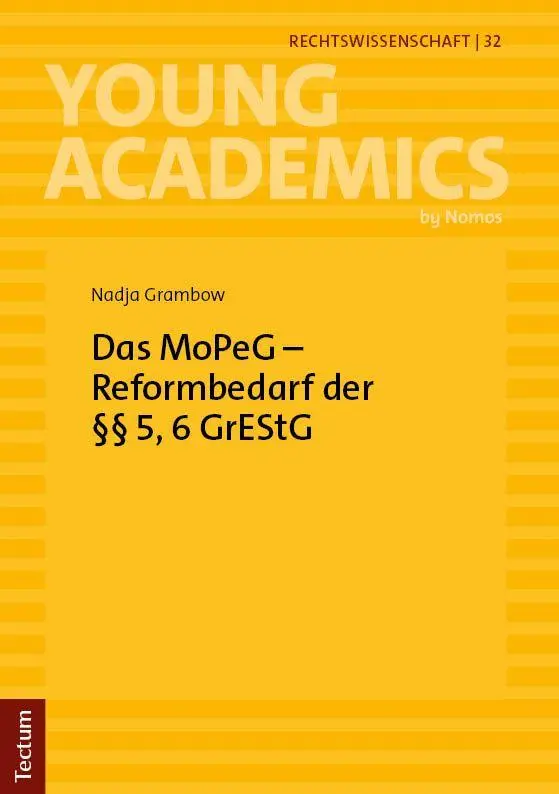 Das MoPeG - Reformbedarf der §§5,6 GrEStG - Neuware