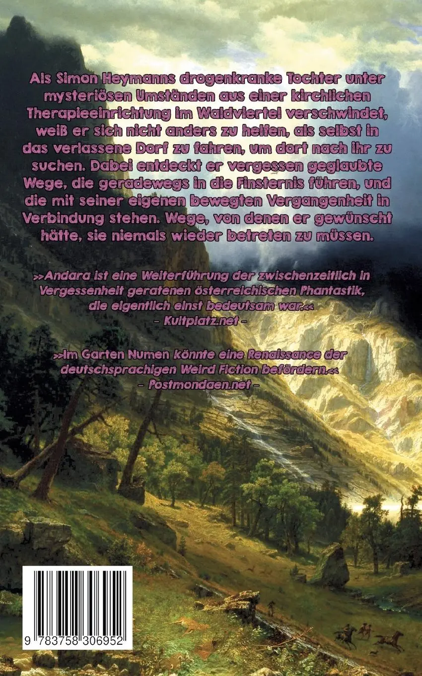Rückseite: 9783758306952 | Im Garten Numen | Erik R. Andara | Taschenbuch | 192 S. | Deutsch