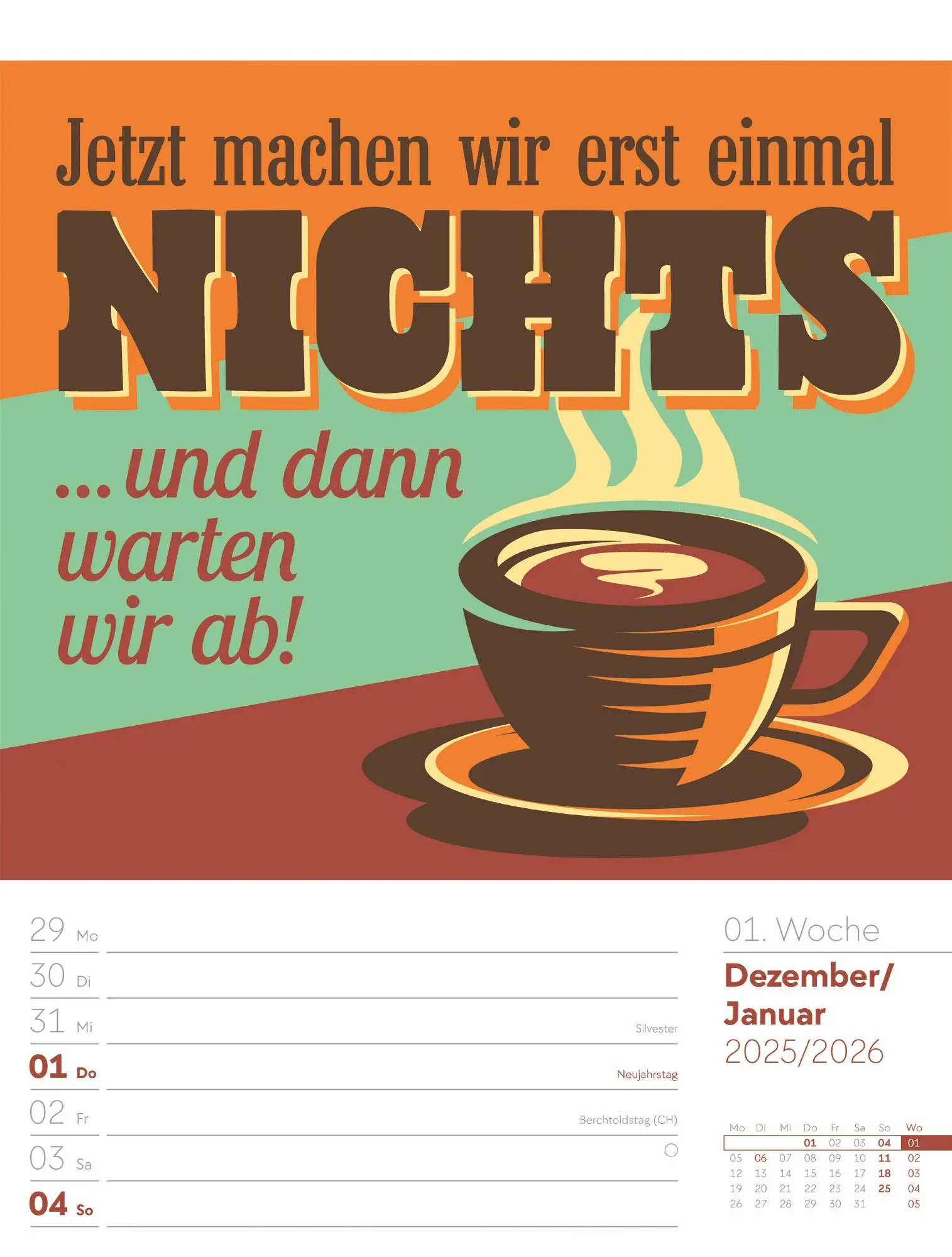 Bild: 9783838426952 | Klartext Sprüchekalender - Wochenplaner Kalender 2026 | GmbH | 56 S.