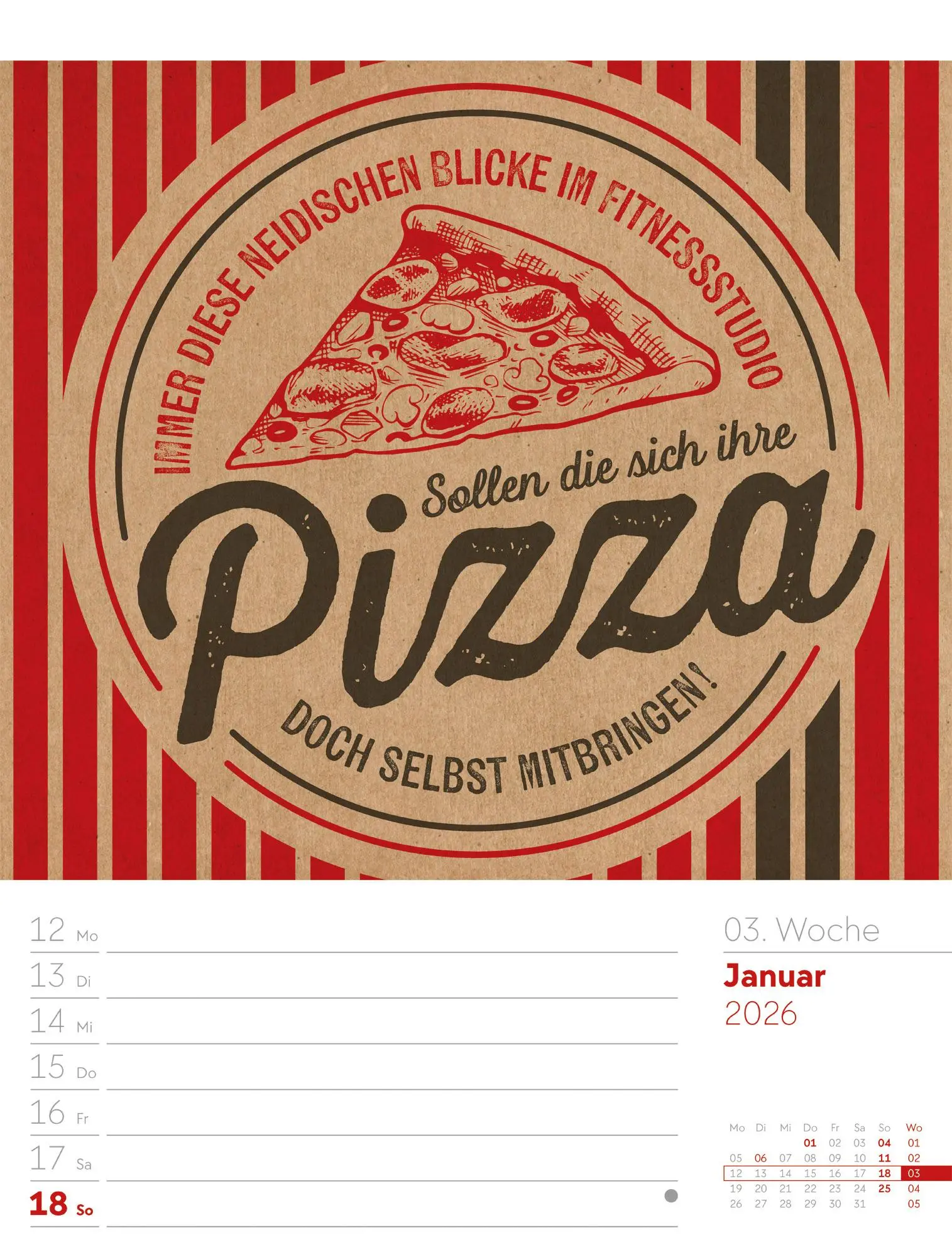 Bild: 9783838426952 | Klartext Sprüchekalender - Wochenplaner Kalender 2026 | GmbH | 56 S.