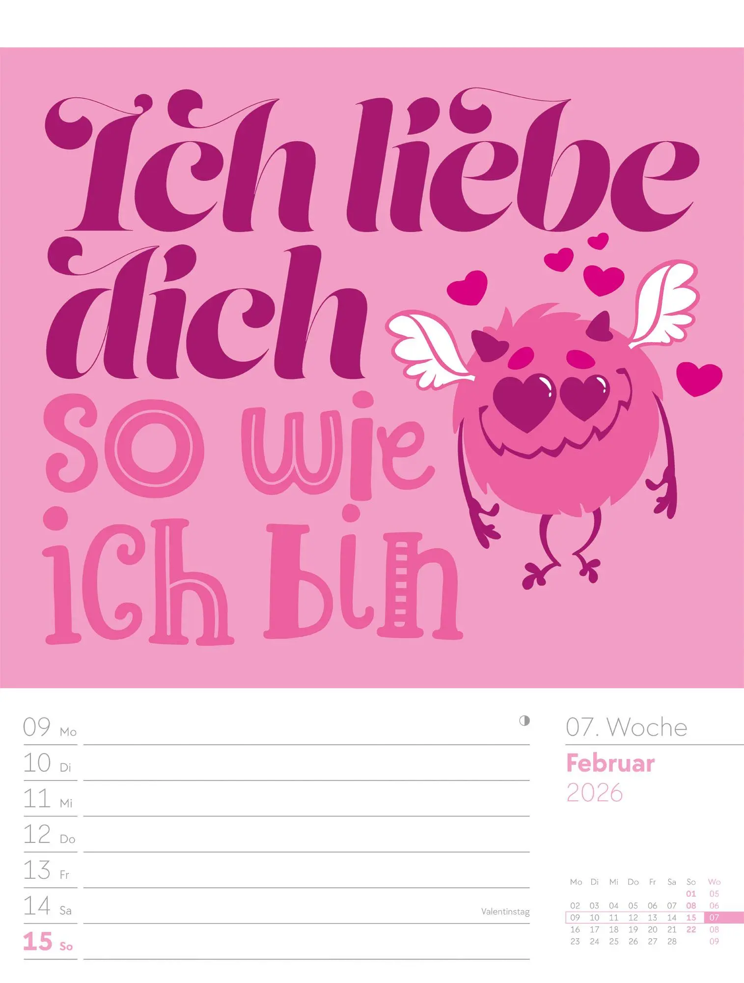 Bild: 9783838426952 | Klartext Sprüchekalender - Wochenplaner Kalender 2026 | GmbH | 56 S.