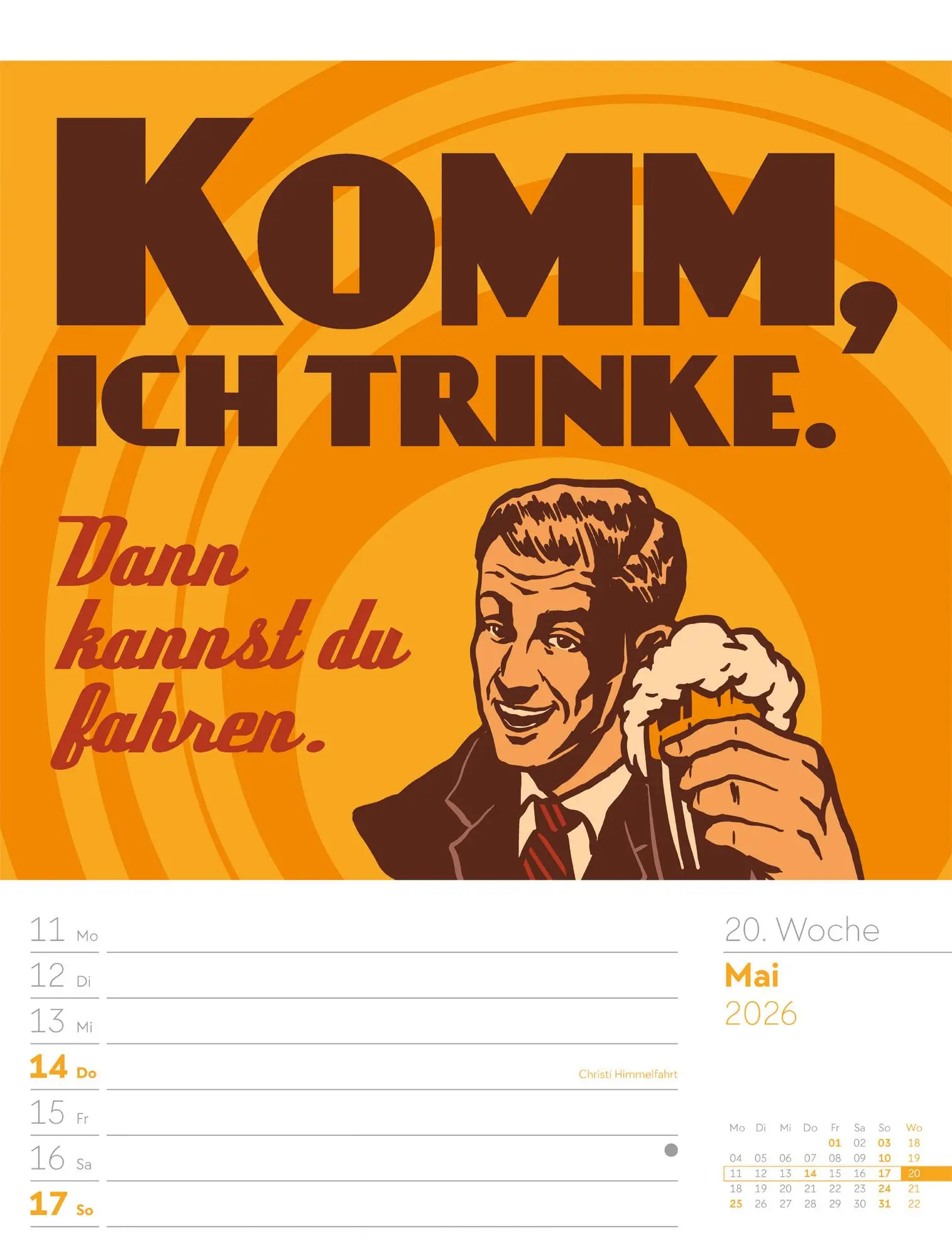 Bild: 9783838426952 | Klartext Sprüchekalender - Wochenplaner Kalender 2026 | GmbH | 56 S.