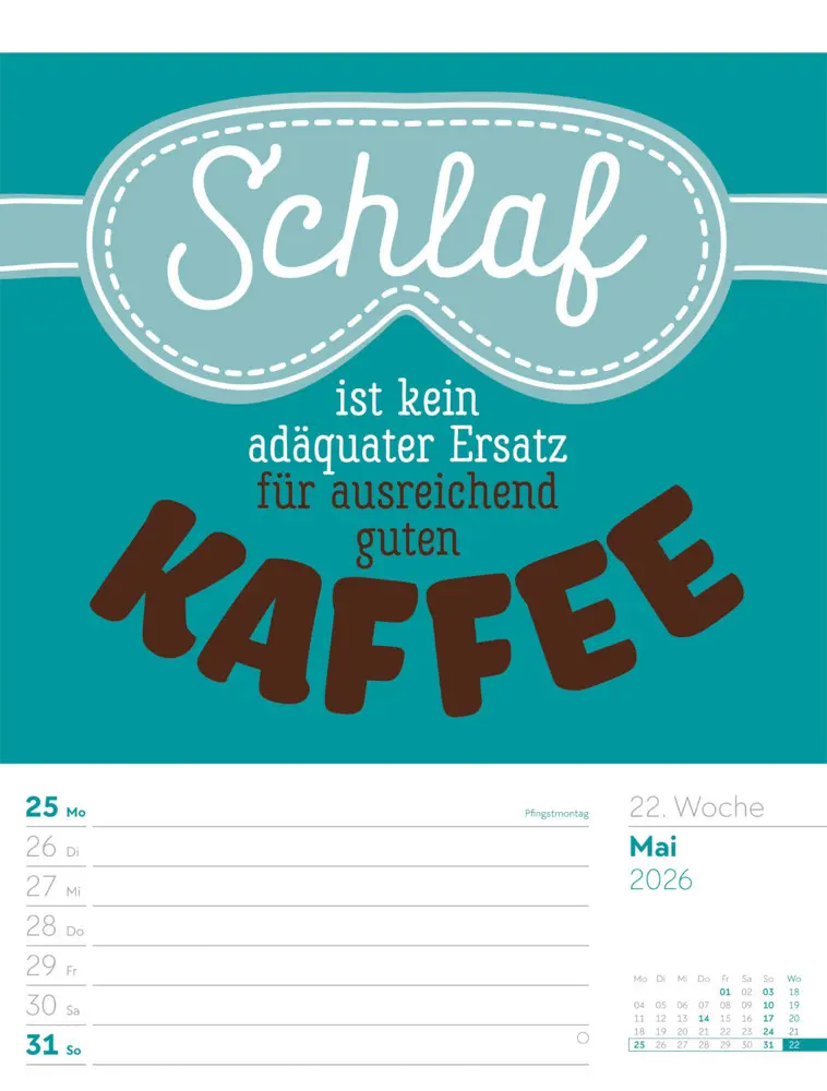Bild: 9783838426952 | Klartext Sprüchekalender Wochenplaner 2026 | GmbH | Kalender | Deutsch