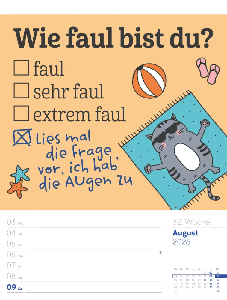 Bild: 9783838426952 | Klartext Sprüchekalender Wochenplaner 2026 | GmbH | Kalender | Deutsch