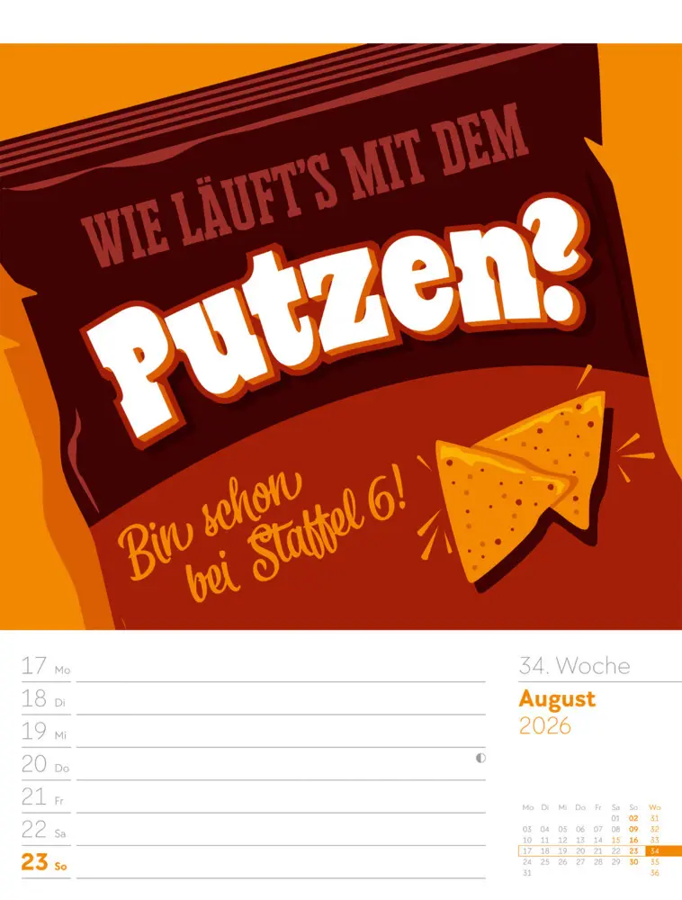 Bild: 9783838426952 | Klartext Sprüchekalender Wochenplaner 2026 | GmbH | Kalender | Deutsch