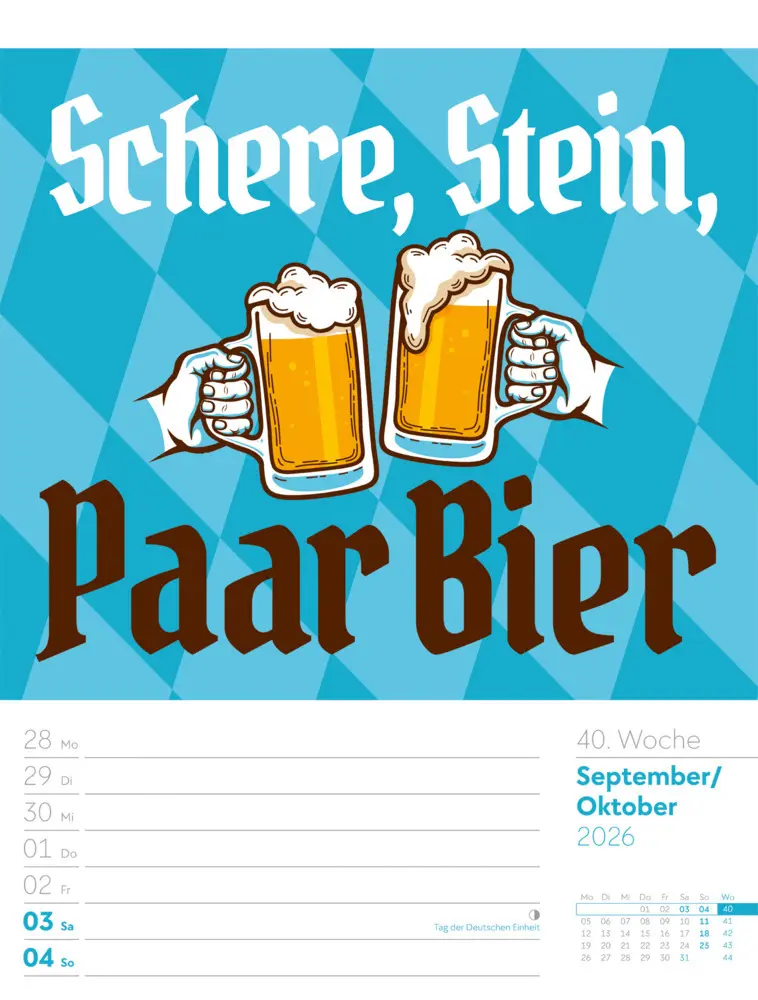 Bild: 9783838426952 | Klartext Sprüchekalender Wochenplaner 2026 | GmbH | Kalender | Deutsch
