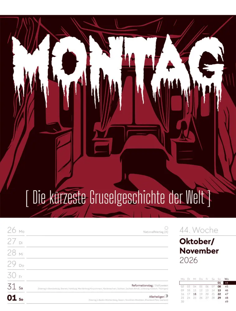 Bild: 9783838426952 | Klartext Sprüchekalender Wochenplaner 2026 | GmbH | Kalender | Deutsch