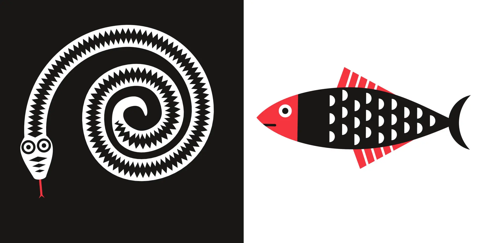 Bild: 9788863126952 | Tiere schwarz-weiß-rot (Baby Montessori) | Star White | Buch | 20 S.