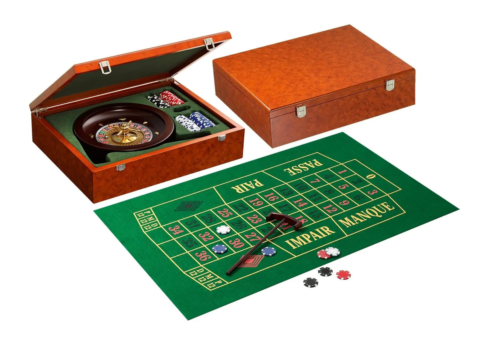 Cover: 4014156037052 | Philos 3705 - Roulette Set, exklusive Holzbox | 3705/2 | Deutsch
