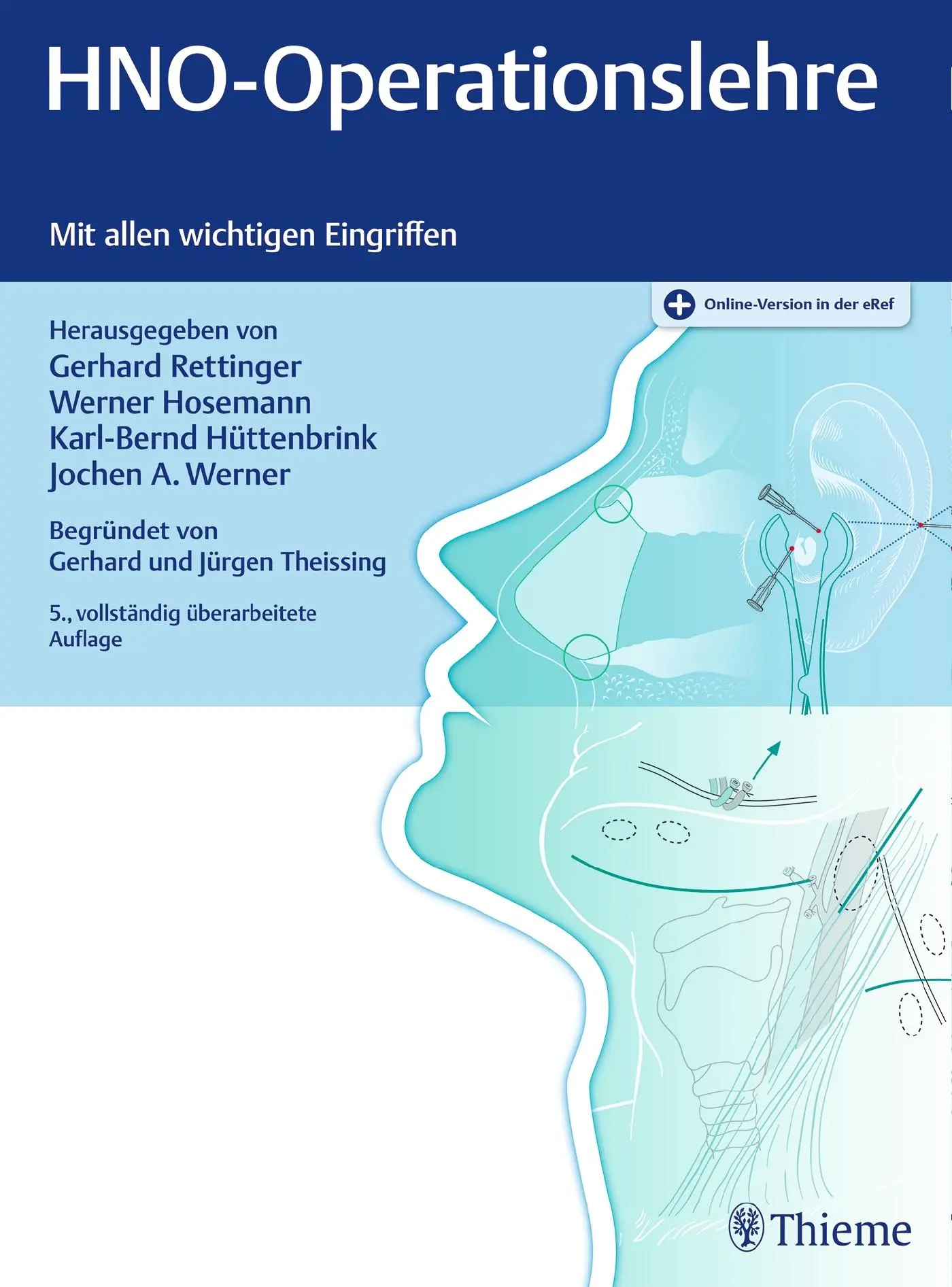 Cover: 9783134637052 | HNO-Operationslehre | Mit allen wichtigen Eingriffen | Bundle | 1 Buch
