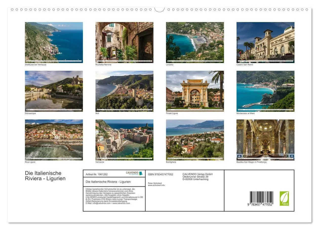 Bild: 9783457477052 | Die Italienische Riviera - Ligurien (hochwertiger Premium...