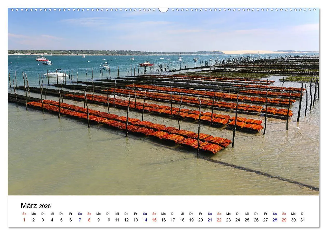 Bild: 9783457617052 | Arcachon Bordeaux Cap Ferret (Wandkalender 2026 DIN A2 quer),...