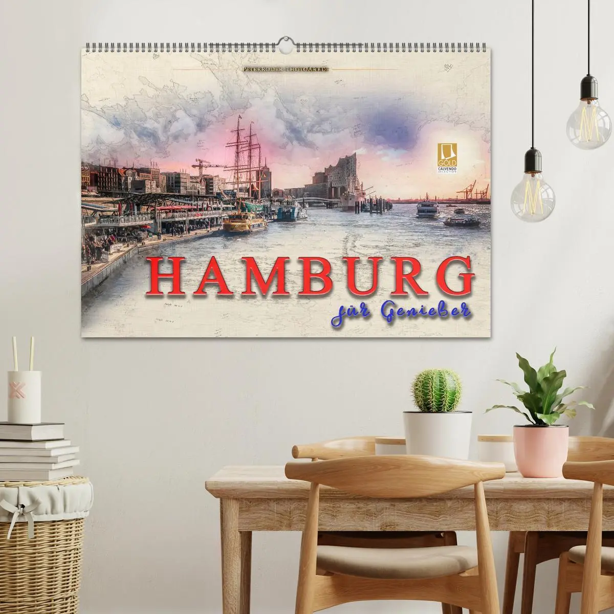 Bild: 9783457857052 | Hamburg für Genießer (Wandkalender 2026 DIN A2 quer), CALVENDO...