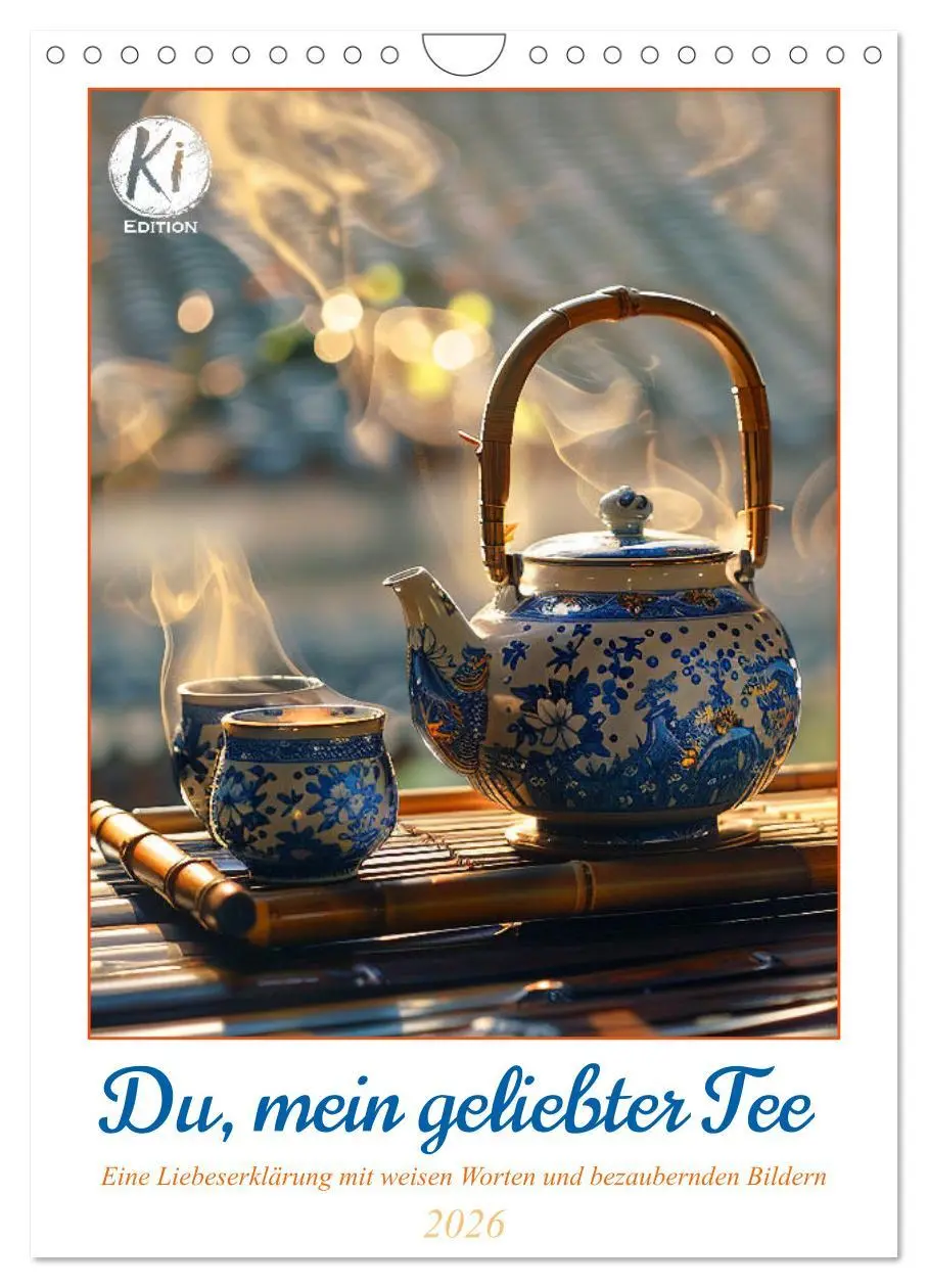Cover: 9783516257052 | Du, mein geliebter Tee (Wandkalender 2026 DIN A4 hoch), CALVENDO...
