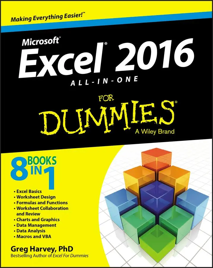 Cover: 9781119077152 | Excel 2016 All-in-One For Dummies | Greg Harvey | Taschenbuch | 816 S.