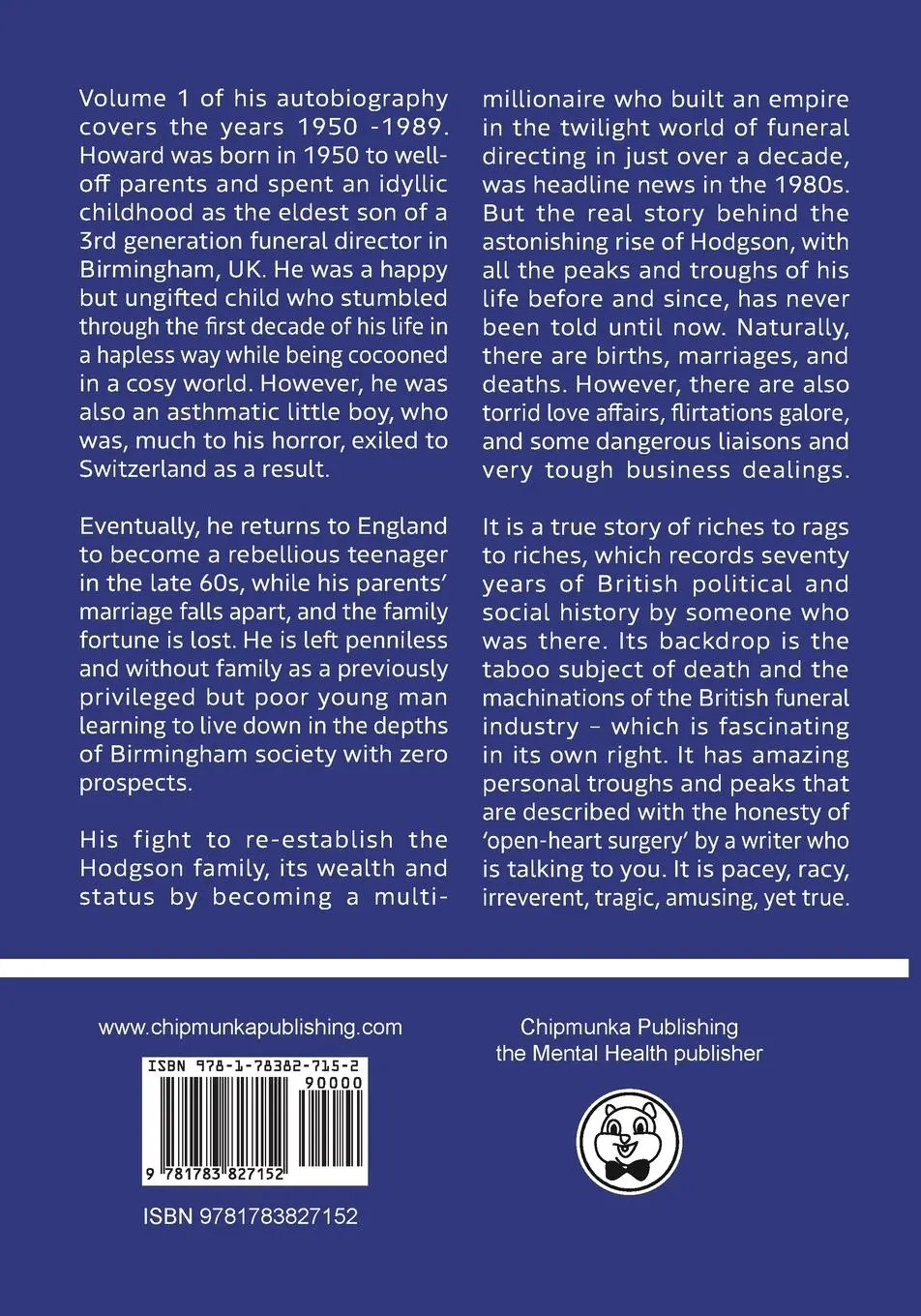 Rückseite: 9781783827152 | This Life in Death Volume I 'The Struggle' | Howard Hodgson | Buch